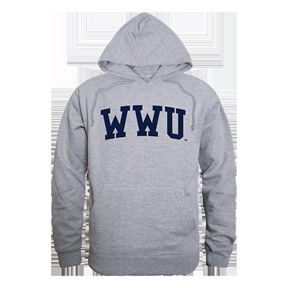 W Republic Products Western Washington University Game Day Hoodie - Heather Grey - Large