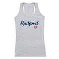 thumbnail image 1 of W Republic  Radford University Script Tank Top for Women, Heather Grey - Medium, 1 of 1