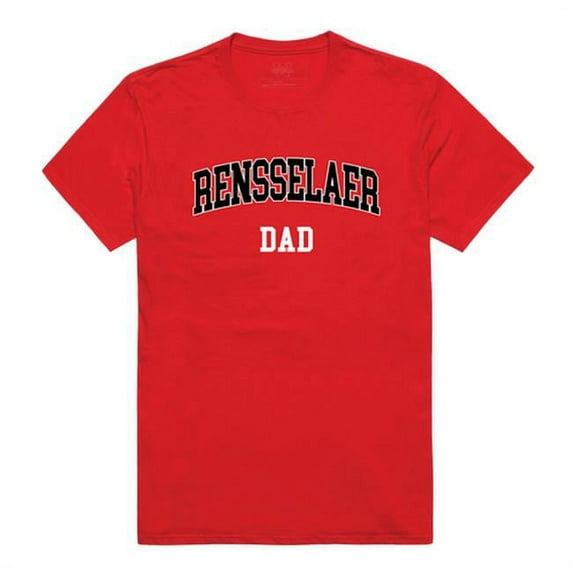 W Republic 548-367-RED-04 Rensselaer Polytechnic Institute Mens College Dad T-Shirt, Red - Extra Large