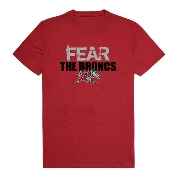 W Republic 518-368-339-04 Rider University Fear T-Shirt, Cardinal 3 - Extra Large