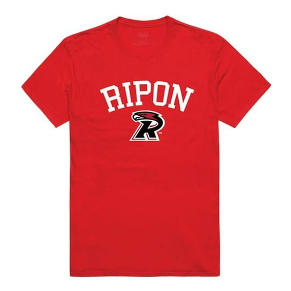 W Republic Ripon College Red Hawks Arch T-Shirt, Red - Small
