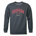 thumbnail image 1 of W Republic  Ripon College Red Hawks Campus Crewneck Sweatshirt, Heather Charcoal - Large, 1 of 1
