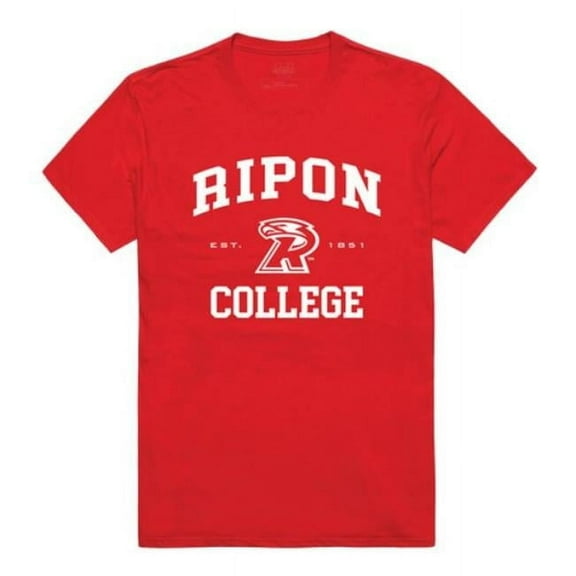 W Republic  Ripon College Red Hawks Seal College T-Shirt, Red - 2XL