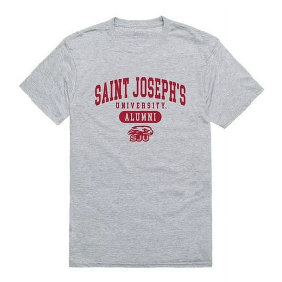 W Republic 559-232-HGY-01 Saint Josephs University Alumni T-Shirt, Heather Grey - Small
