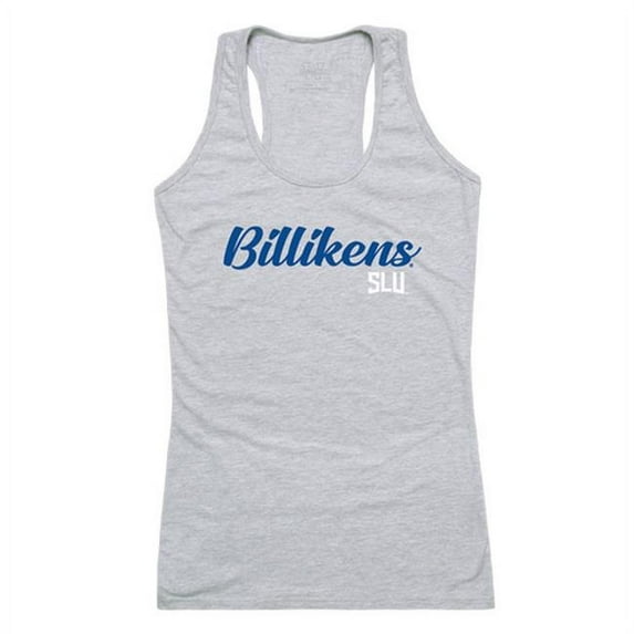 W Republic Saint Louis University Script Tank Top for Women, Heather Grey - Large