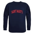 thumbnail image 1 of W Republic  Saint Marys University Gaels Arch Crewneck Sweatshirt, Navy - Medium, 1 of 1