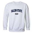 thumbnail image 1 of W Republic  Salem State University Vikings Dad Crewneck Sweatshirt, White - Extra Large, 1 of 1