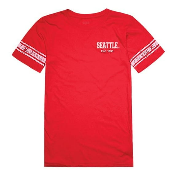 W Republic 534-378-RED-01 Seattle University Practice T-Shirt for Women, Red - Small
