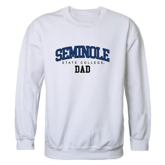 W Republic Seminole State College Raiders Dad Crewneck Sweatshirt, White - Medium