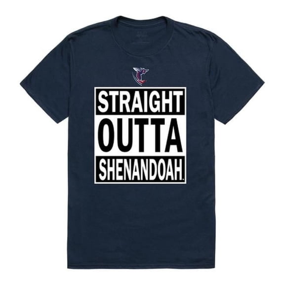 W Republic Shenandoah University Hornets Straight Outta T-Shirt, Navy - Small