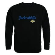 W Republic  South Dakota State University Jackrabbits Script Crewneck Sweatshirt, Black - Medium