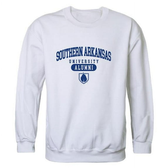 W Republic Southern Arkansas University Muleriders Alumni Fleece Sweatshirt, White - Small
