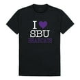 thumbnail image 1 of W Republic  Southern Baptist University Bearcats I Love T-Shirt, Black - Large, 1 of 1