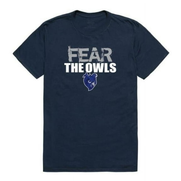 W Republic  Southern Connecticut State University Owls Fear College T-Shirt, Navy - Extra Large