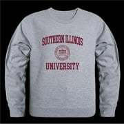 W Republic  Southern Illinois University Salukis Seal Crewneck Sweatshirt, Heather Grey - Large