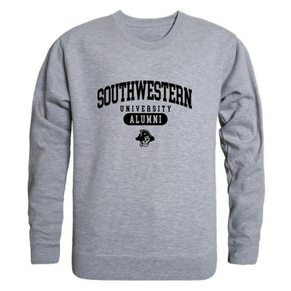 W Republic Southwestern University Pirates Alumni Fleece Sweatshirt, Heather Grey - Extra Large