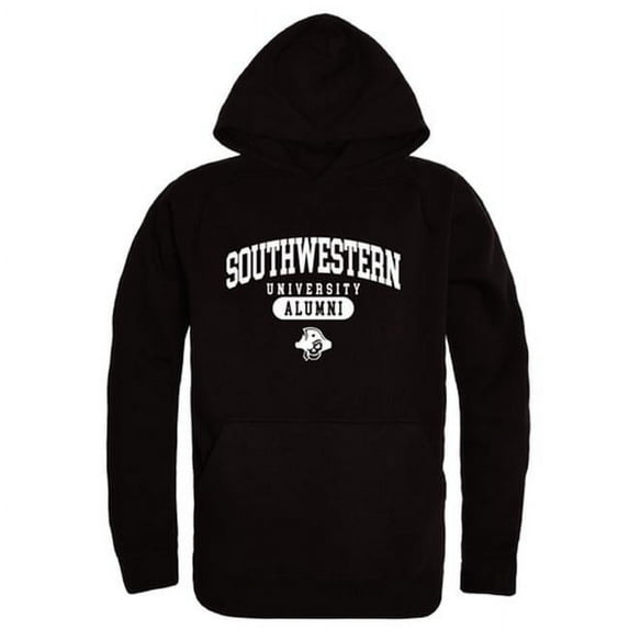 W Republic Southwestern University Pirates Alumni Hoodie, Black - Extra Large