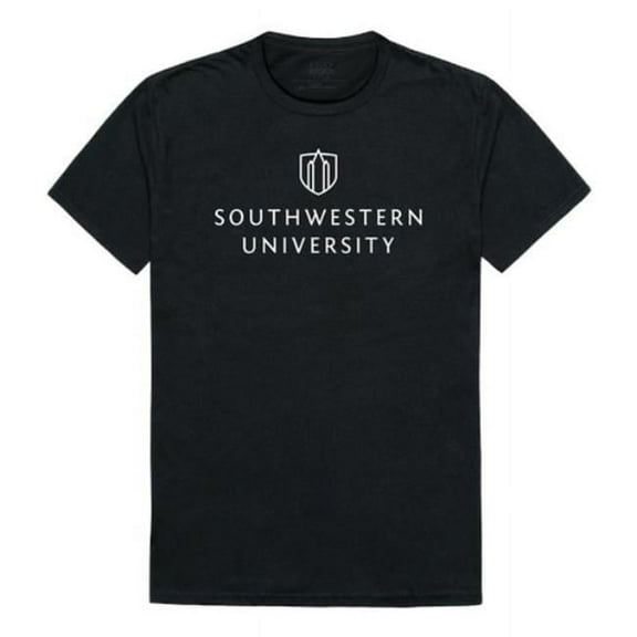 W Republic  Southwestern University Pirates Institutional T-Shirt, Black - Extra Large