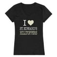 thumbnail image 1 of W Republic  St. Edwards University Hilltoppers I Love Women T-Shirt, Black - 2XL, 1 of 1