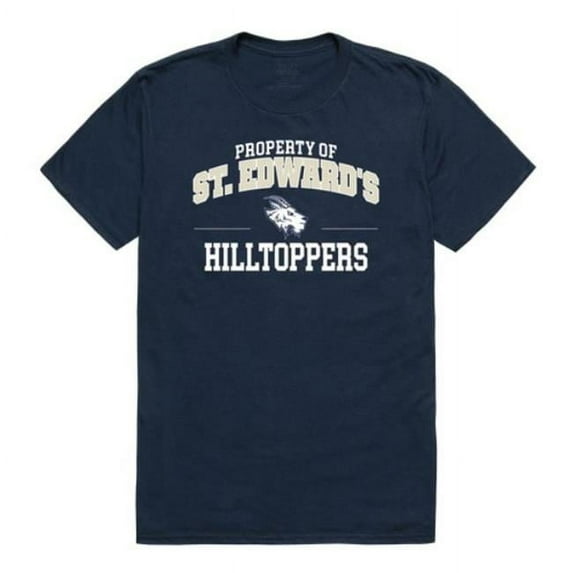 W Republic St. Edwards University Hilltoppers Property College T-Shirt, Navy - Extra Large