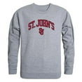 thumbnail image 1 of W Republic 541-152-HGY-02 St Johns University Men Campus Crewneck Sweatshirt, Heather Grey - Medium, 1 of 1