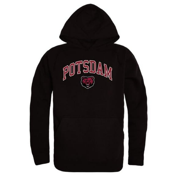 W Republic State University of New York Potsdam Bears Campus Hoodie, Black - Extra Large