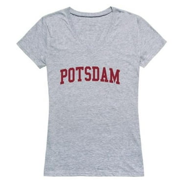 W Republic  State University of New York Potsdam Bears Game Day Women T-Shirt, Heather Grey - Medium