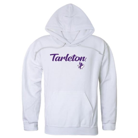 W Republic Tarleton State University Texans Script Hoodie, White - Medium