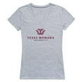 thumbnail image 1 of W Republic  Texas Womans University Pioneers Women Seal T-Shirt, Heather Grey - Medium, 1 of 1