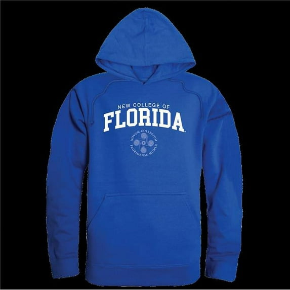 W Republic The New College Seal Hoodie, Royal - Large