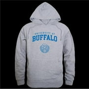 W Republic  The State University of New York Buffalo Bulls Seal Hoodie, Heather Grey - Medium