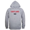 thumbnail image 1 of W Republic  The State University of New York Cortland Red Dragons Dad Hoodie, Heather Grey - Medium, 1 of 1