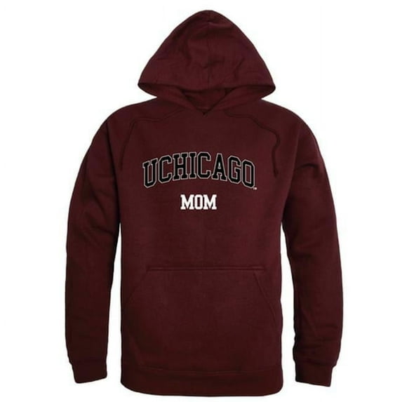 W Republic The University of Chicago Maroons Mom Hoodie, Maroon - Extra Large