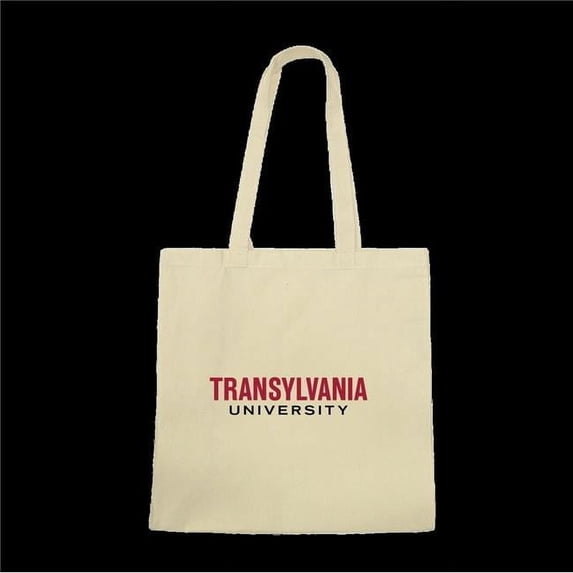 W Republic 1101-679-NAT Transylvania University Pioneers Institutional Tote Bag, Natural - One Size