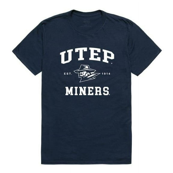 W Republic UTEP Seal T-Shirt, Navy - 2XL