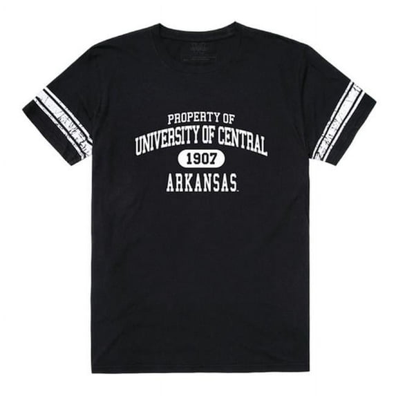 W Republic 535-278-BLK-02 University of Central Arkansas Property T-Shirt, Black & White - Medium