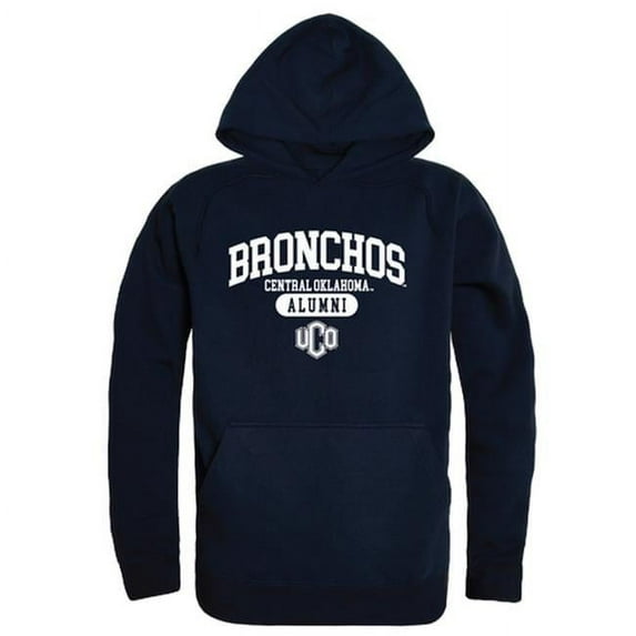 W Republic University of Central Oklahoma Bronchos Alumni Hoodie, Navy - 2XL