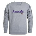 thumbnail image 1 of W Republic 556-424-HGY-05 University of Evansville Script Crewneck T-Shirt, Heather Grey - 2XL, 1 of 1