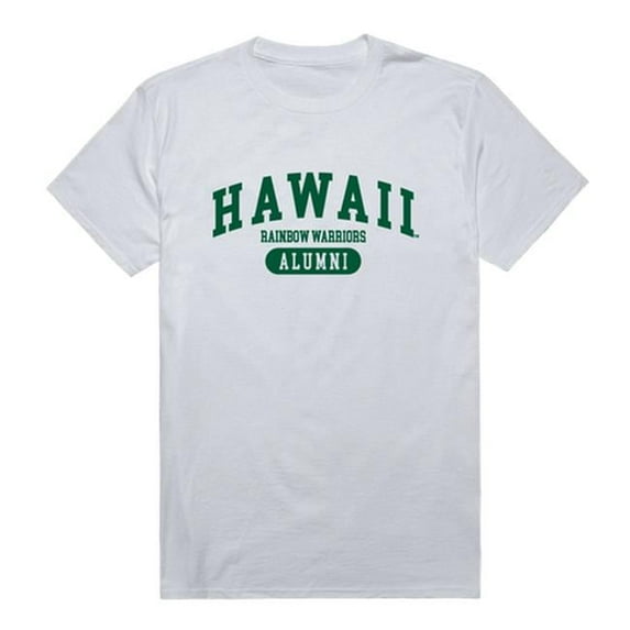 W Republic 559-122-WHT-03 University of Hawaii Alumni T-Shirt, White - Large