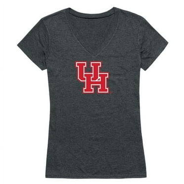 W Republic  University of Houston Women Cinder T-Shirt, Heather Charcoal - Large