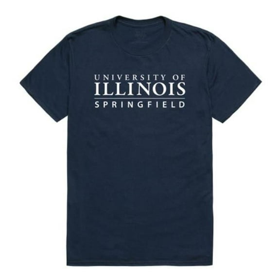 W Republic  University of Illinois Springfield Prairie Stars Institutional T-Shirt, Navy - Medium