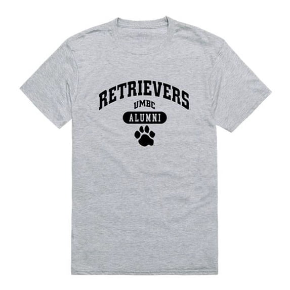 W Republic University of Maryland Baltimore Alumni T-Shirt, Heather Grey - Large