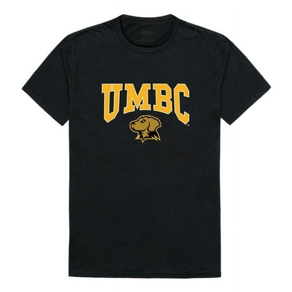 W Republic University of Maryland Baltimore Athletic T-Shirt, Black & White 2 - Extra Large