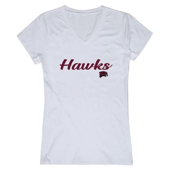 W Republic University of Maryland Eastern Shore Script T-Shirt for Women, White - Large