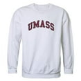 thumbnail image 1 of W Republic  University of Massachus Campus Crewneck T-Shirt, White - Small, 1 of 1