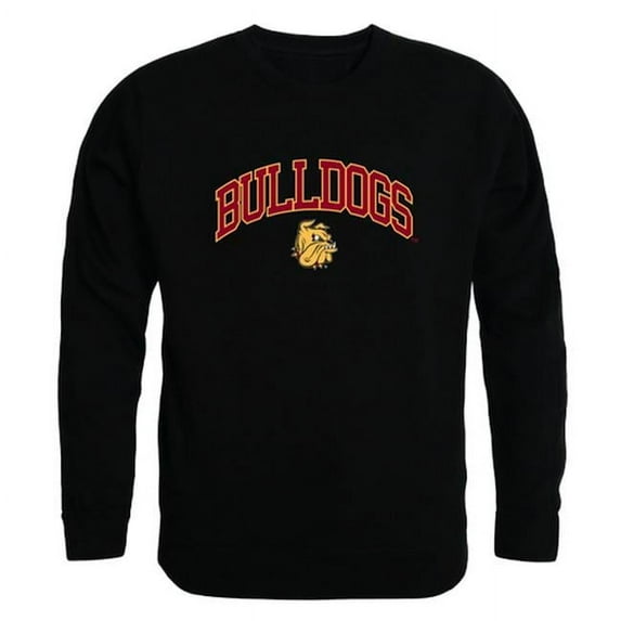 W Republic University of Minnesota Duluth Men Campus Crewneck Sweatshirt, Black - Small