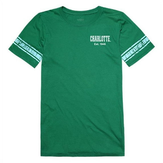 W Republic 534-194-KEL-02 University of North Carolina at Charlotte Practice T-Shirt for Women, Kelly - Medium