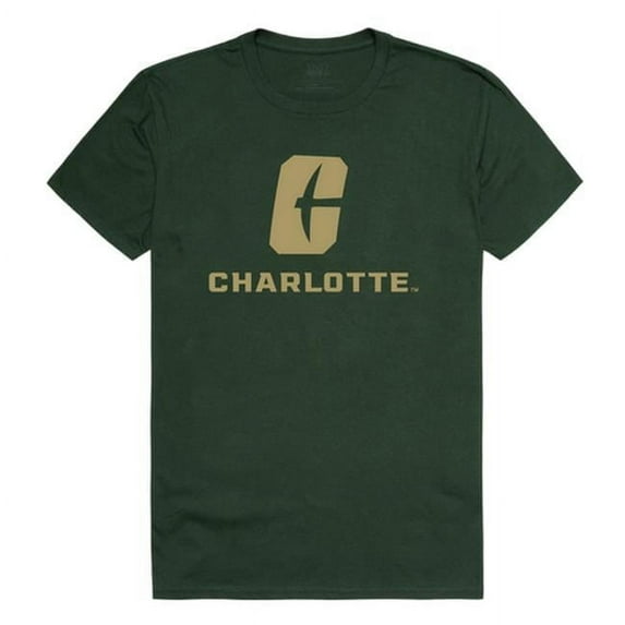 W Republic University of North Carolina at Charlotte the Freshman T-Shirt, Forest Green & White - Large