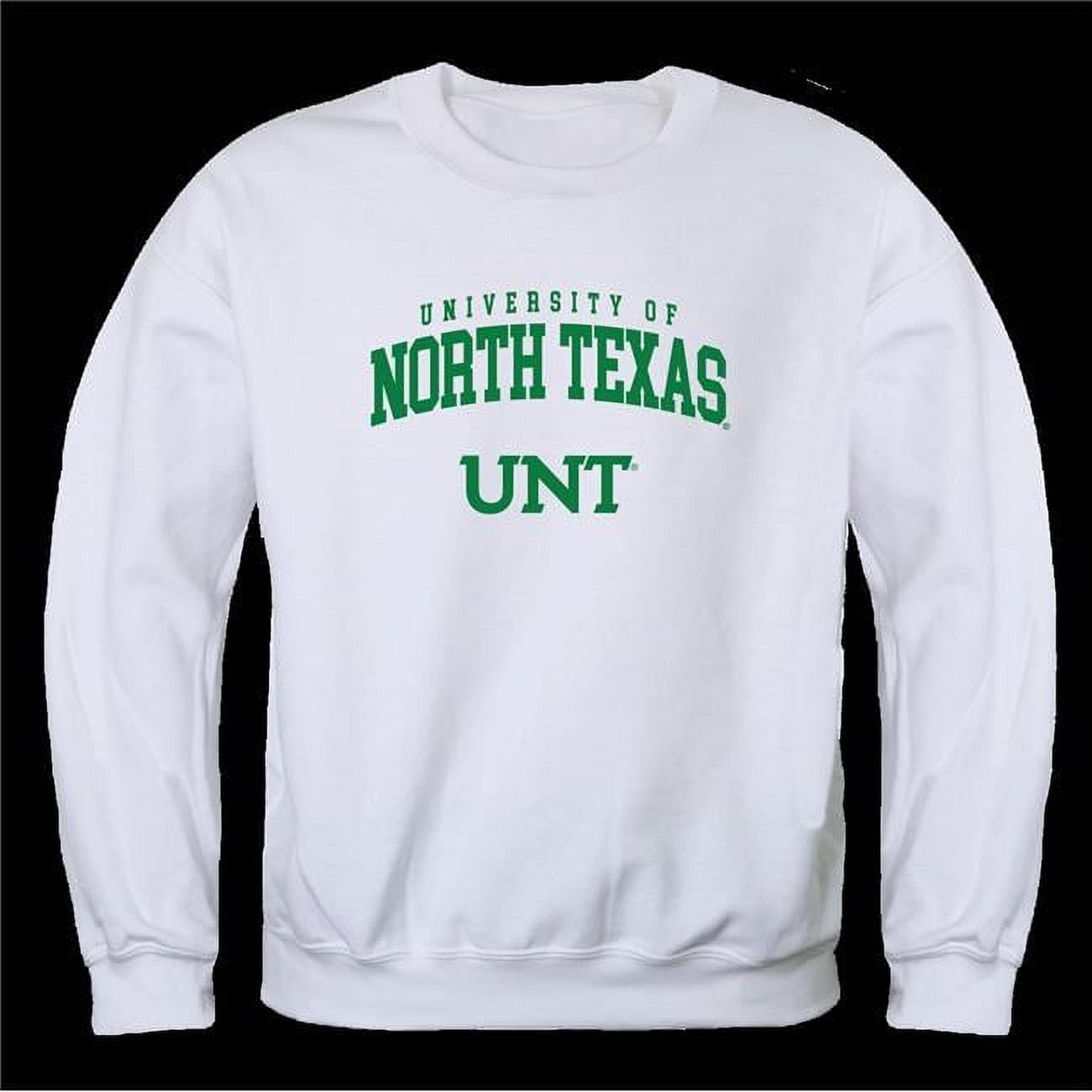 W Republic University of North Texas Mean Green Seal Crewneck Sweatshirt White Large Walmart