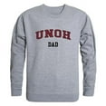 thumbnail image 1 of W Republic  University of Northwestern Ohio Racers Dad Crewneck Sweatshirt, Heather Grey - Small, 1 of 1